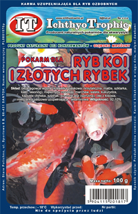 Pokarm dla ryb koi